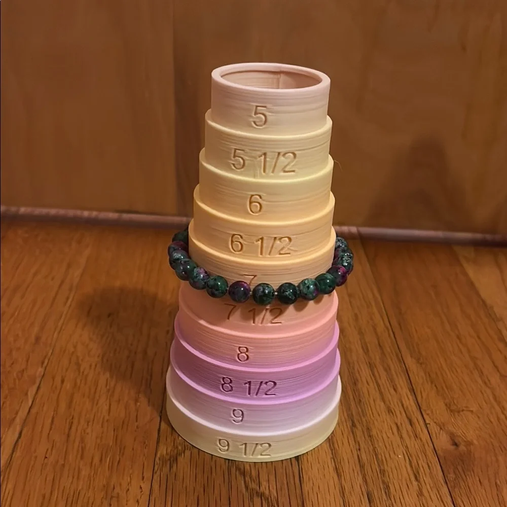 Source Unknown Green and Purple Beaded Bracelet - Picture 3 of 3